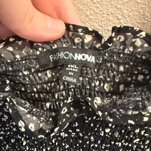 Fashion Nova Monochrome dress